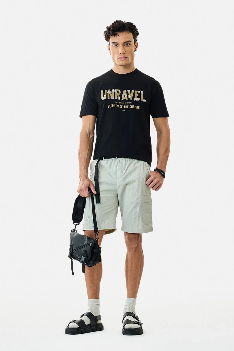 SNITCH Unravel 100% Cotton Regular Fit T-Shirt